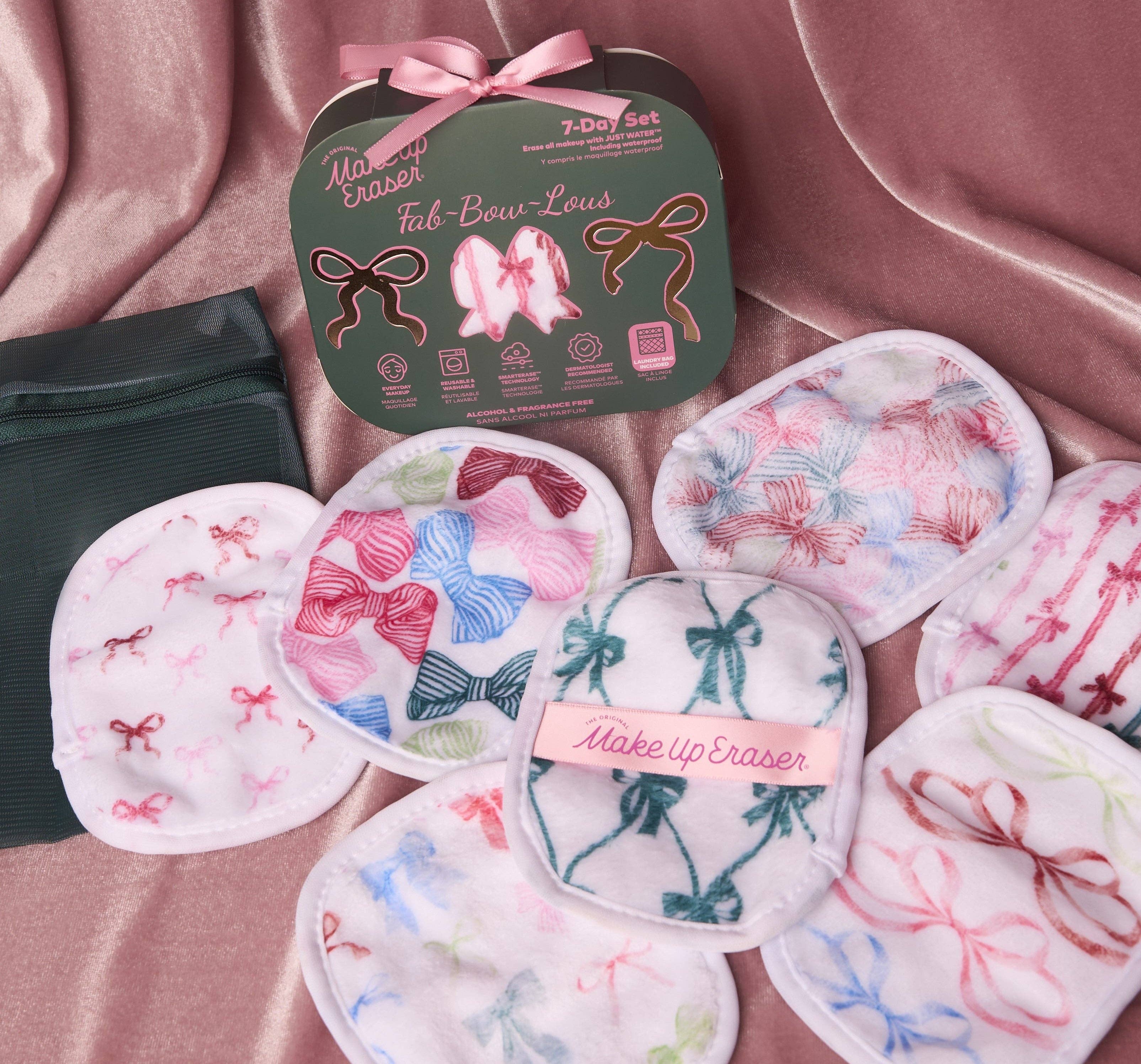 Fab-BOW-lous 7-Day Makeup Eraser Set