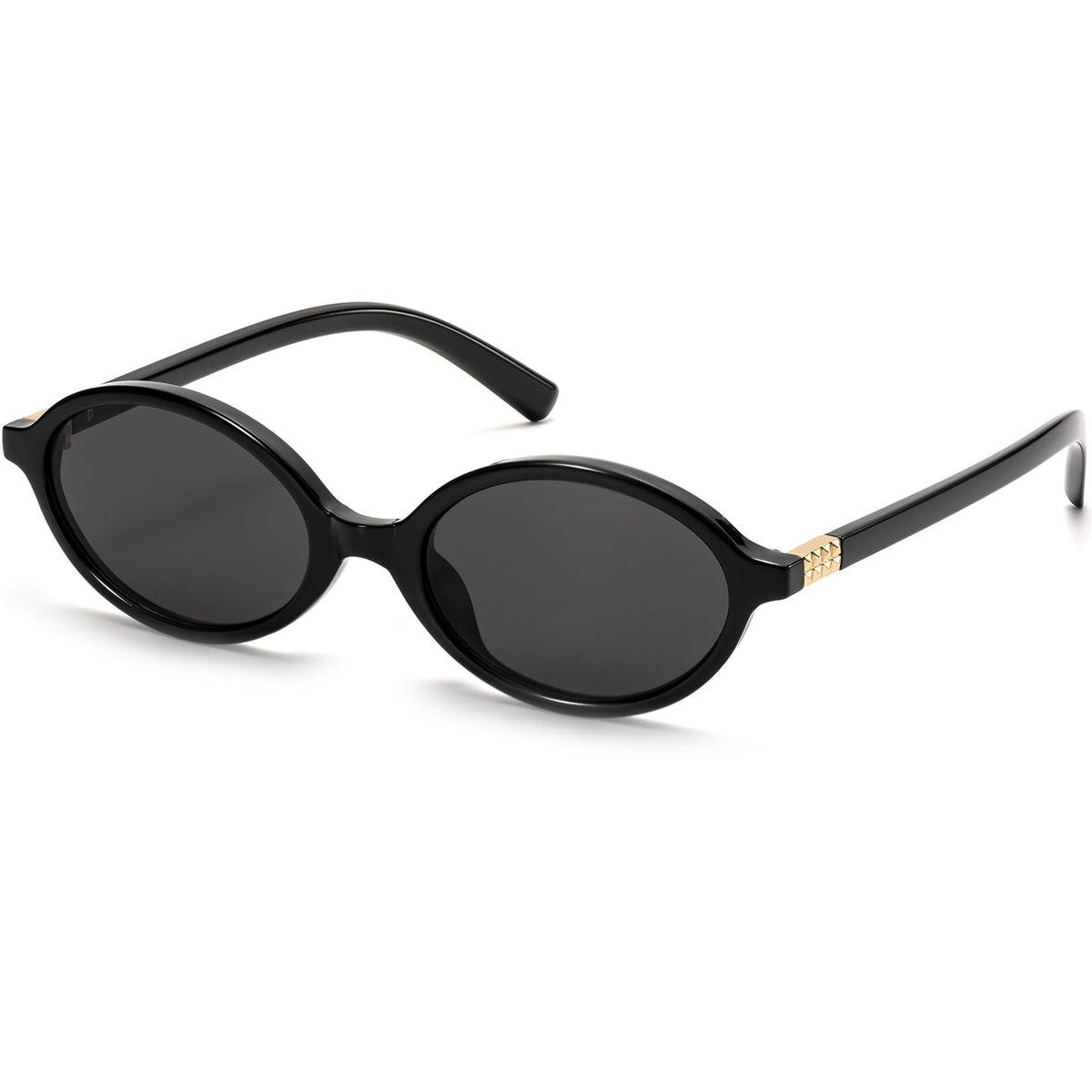 ViewJoy Retro Oval Sunglasses for Women Vintage 90s Y2K Trendy Designer Sun Glasses
