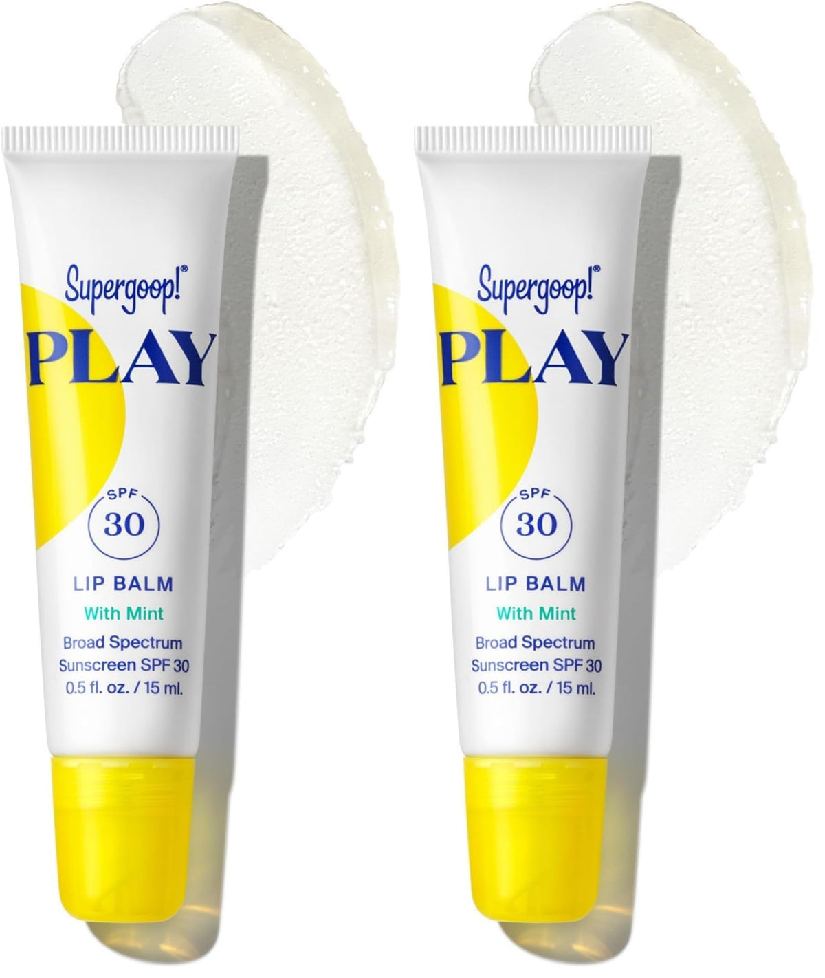 Supergoop! PLAY Lip Balm SPF 30 - Broad Spectrum SPF Lip Balm with Hydrating Honey, Shea Butter & Sunflower Seed Oil - Great for Active Days