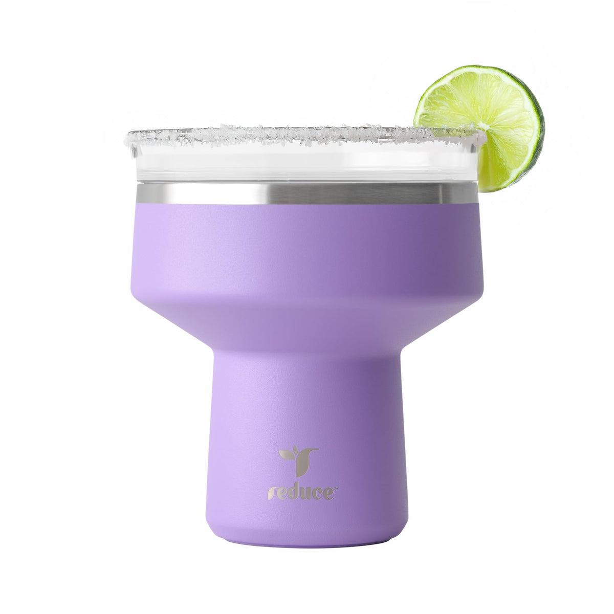 REDUCE Saltini 16 oz Cocktail Tumbler - Insulated Margarita Tumbler with Lid - Keeps Drinks Cold for 10 Hours - 360 Sippable Martini Glass Alternative - Shatterproof, Perfect for Parties - Daiquiri