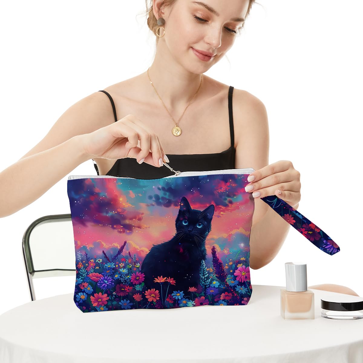 Fokongna Wet Dry Bag – Waterproof Travel Bag, Large Zipper Pouch for Swimsuits, Diapers, Toiletries, Makeup for Women & Girls