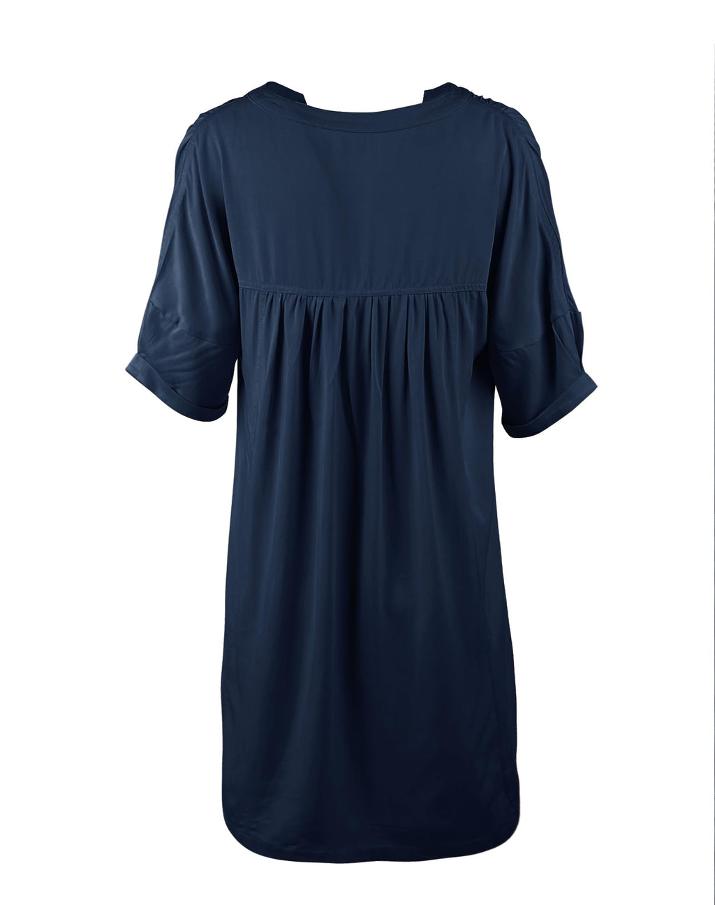 Minclouse Women's Babydoll Short Sleeve Tunic Dress V Neck Cute Casual Loose Dresses