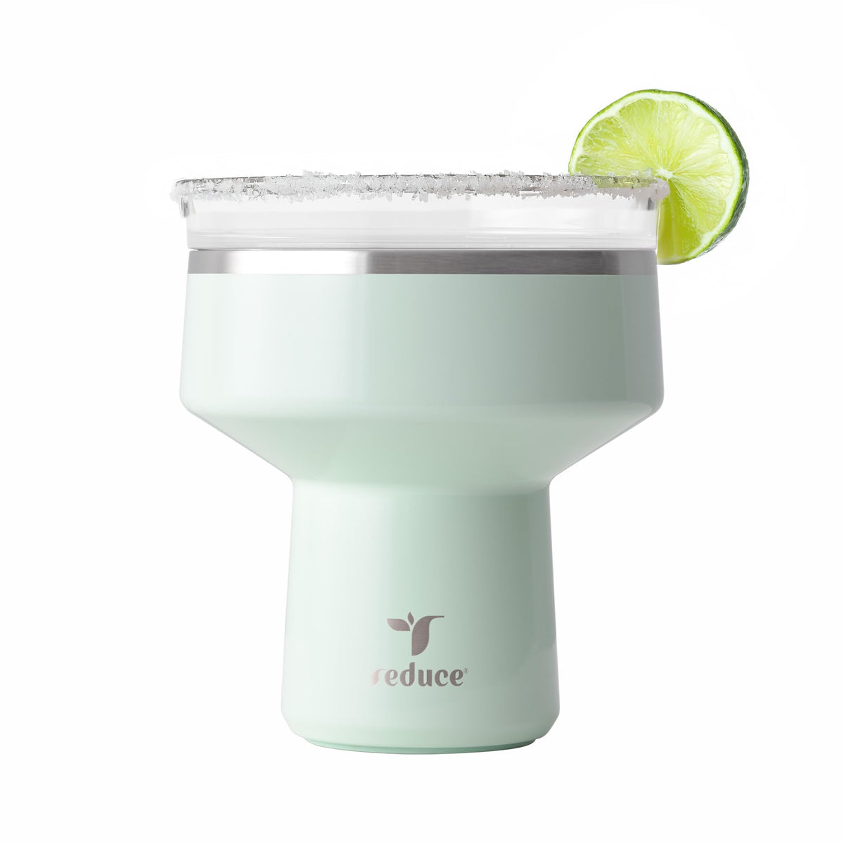 REDUCE Saltini 16 oz Cocktail Tumbler - Insulated Margarita Tumbler with Lid - Keeps Drinks Cold for 10 Hours - 360 Sippable Martini Glass Alternative - Shatterproof, Perfect for Parties - Daiquiri