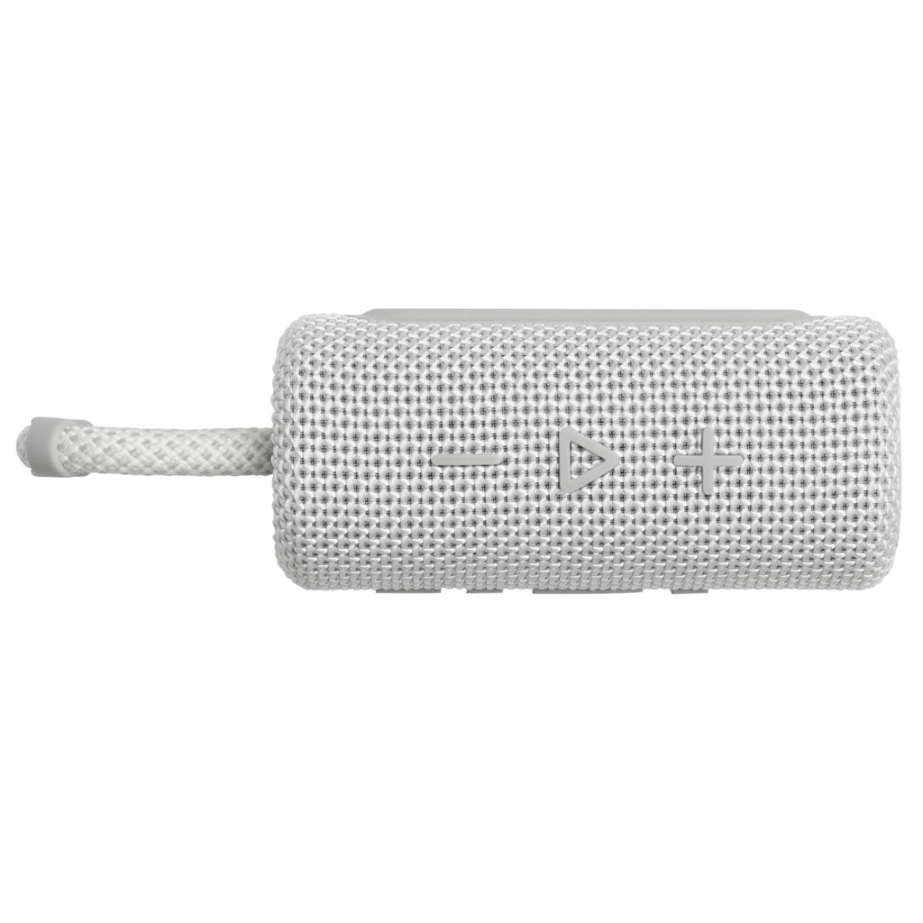 JBL Go 3 - Portable Mini Bluetooth Speaker, big audio and punchy bass, IP67 waterproof and dustproof, 5 hours of playtime, speaker for home, outdoor and travel (White)