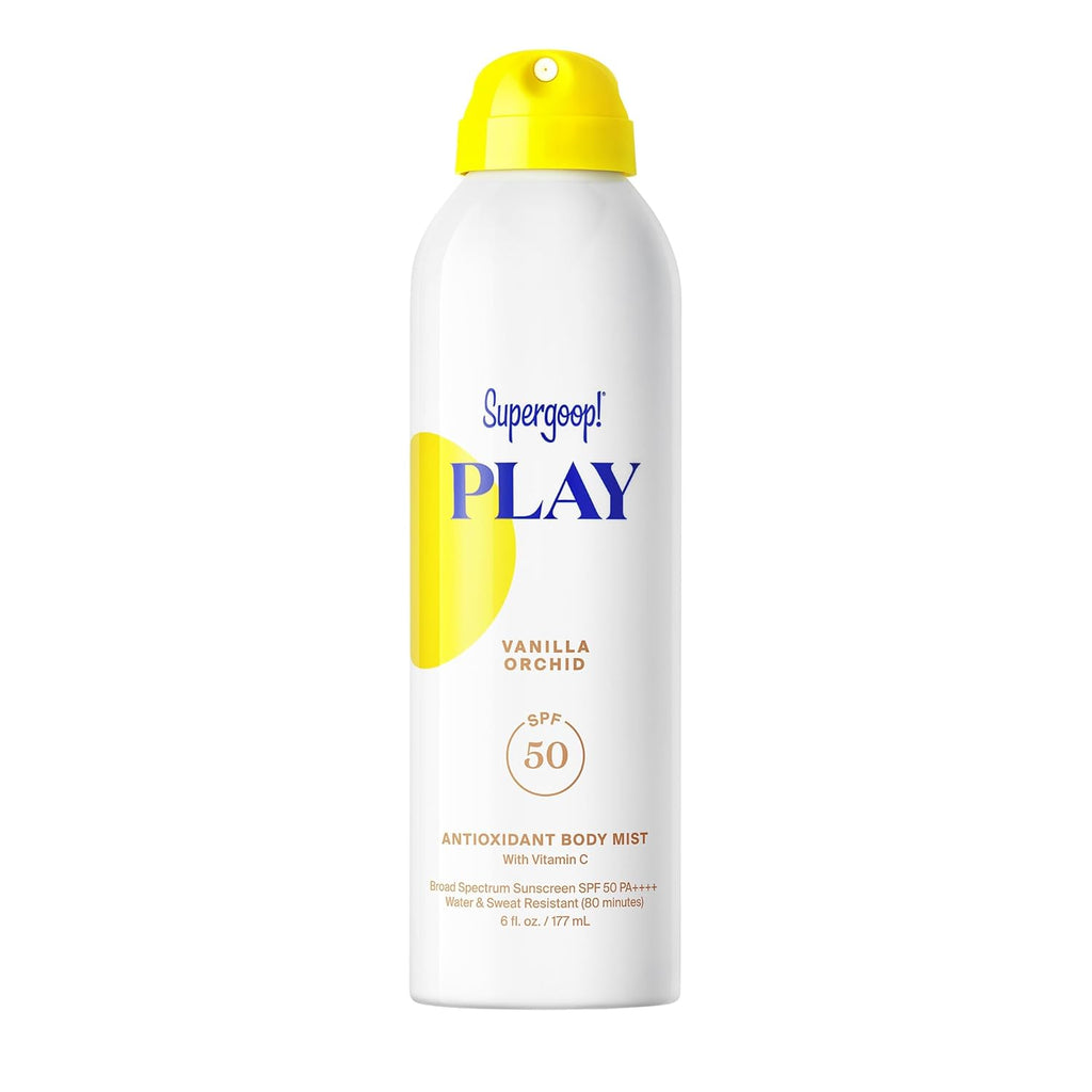 Supergoop! PLAY Antioxidant Body Mist Vitamin C -SPF 50 PA++++ Broad Spectrum Sunscreen - Body Spray - Great for Active Days
