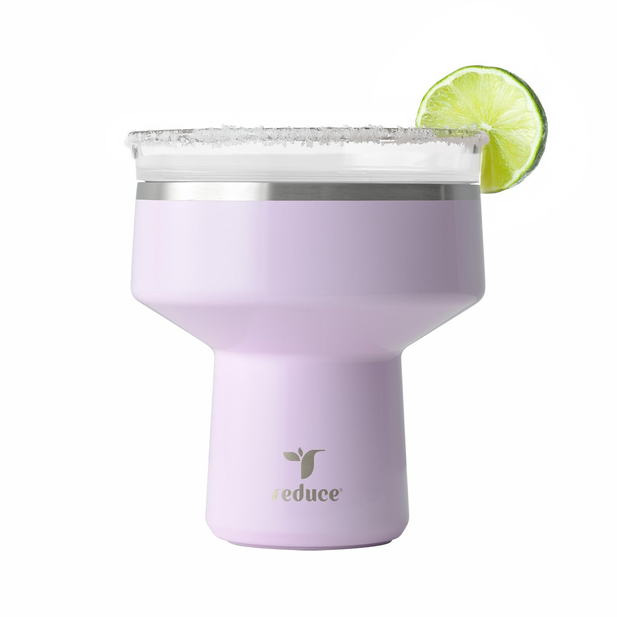 REDUCE Saltini 16 oz Cocktail Tumbler - Insulated Margarita Tumbler with Lid - Keeps Drinks Cold for 10 Hours - 360 Sippable Martini Glass Alternative - Shatterproof, Perfect for Parties - Daiquiri