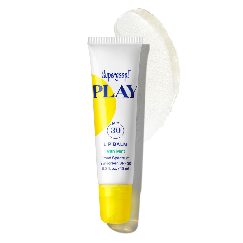 Supergoop! PLAY Lip Balm SPF 30 - Broad Spectrum SPF Lip Balm with Hydrating Honey, Shea Butter & Sunflower Seed Oil - Great for Active Days