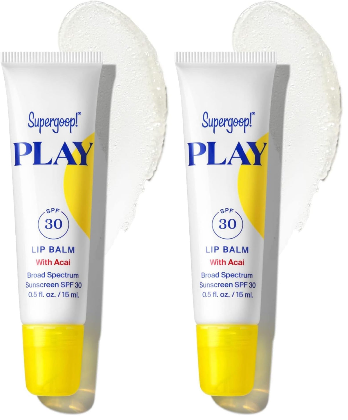 Supergoop! PLAY Lip Balm SPF 30 - Broad Spectrum SPF Lip Balm with Hydrating Honey, Shea Butter & Sunflower Seed Oil - Great for Active Days