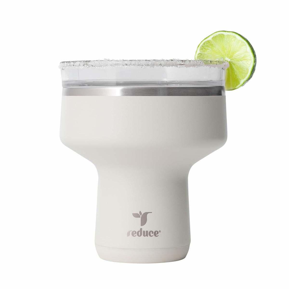 REDUCE Saltini 16 oz Cocktail Tumbler - Insulated Margarita Tumbler with Lid - Keeps Drinks Cold for 10 Hours - 360 Sippable Martini Glass Alternative - Shatterproof, Perfect for Parties - Daiquiri