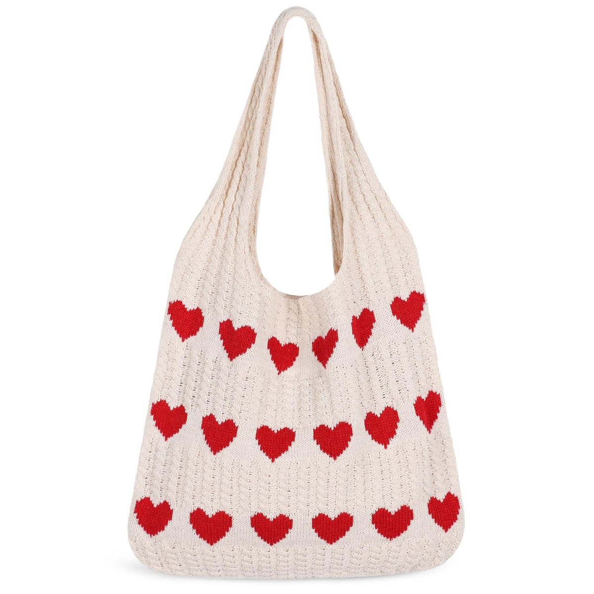Sightor Crochet Tote Bag, Mesh Beach Bag Knit Summer Hobo Bag Vacation Boho Tote Bag for Women
