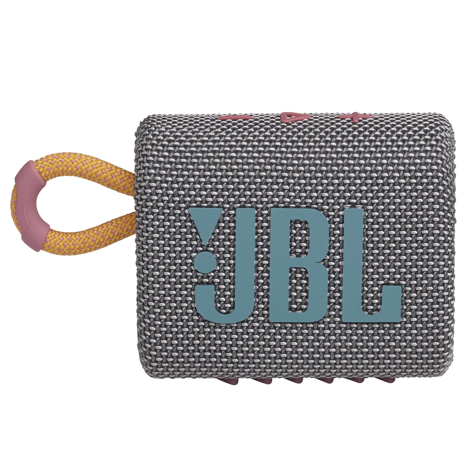 JBL Go 3 - Portable Mini Bluetooth Speaker, big audio and punchy bass, IP67 waterproof and dustproof, 5 hours of playtime, speaker for home, outdoor and travel (White)