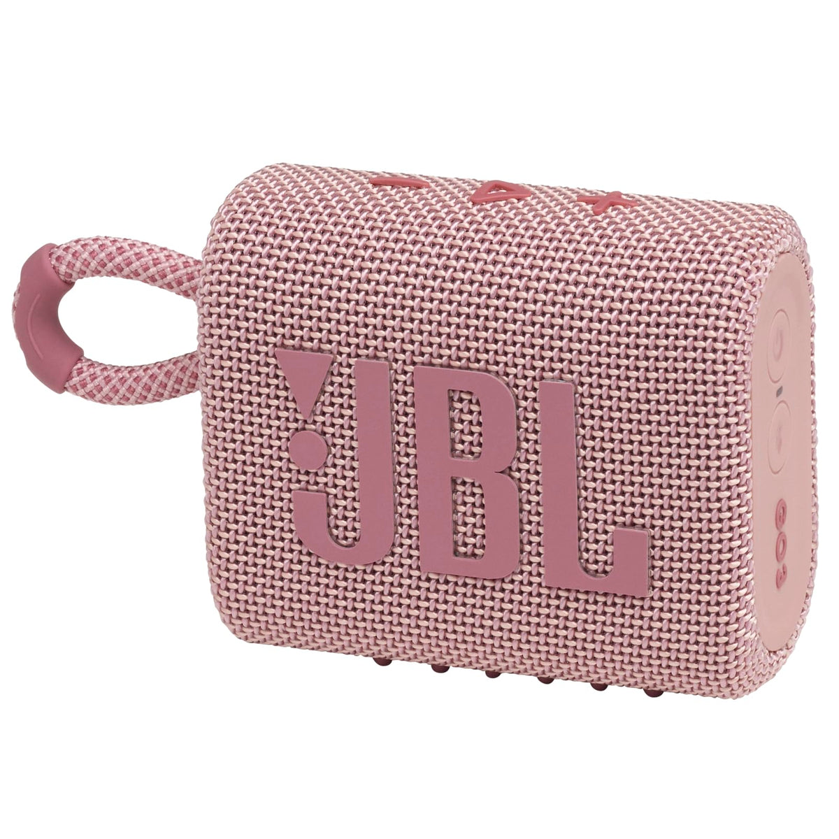 JBL Go 3 - Portable Mini Bluetooth Speaker, big audio and punchy bass, IP67 waterproof and dustproof, 5 hours of playtime, speaker for home, outdoor and travel (White)