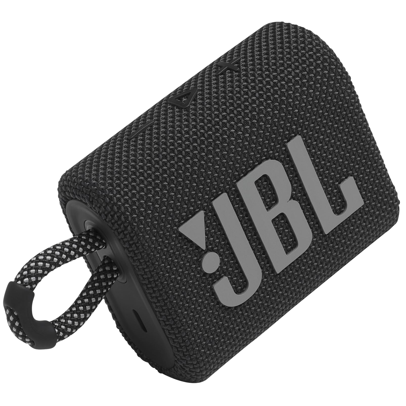 JBL Go 3 - Portable Mini Bluetooth Speaker, big audio and punchy bass, IP67 waterproof and dustproof, 5 hours of playtime, speaker for home, outdoor and travel (White)