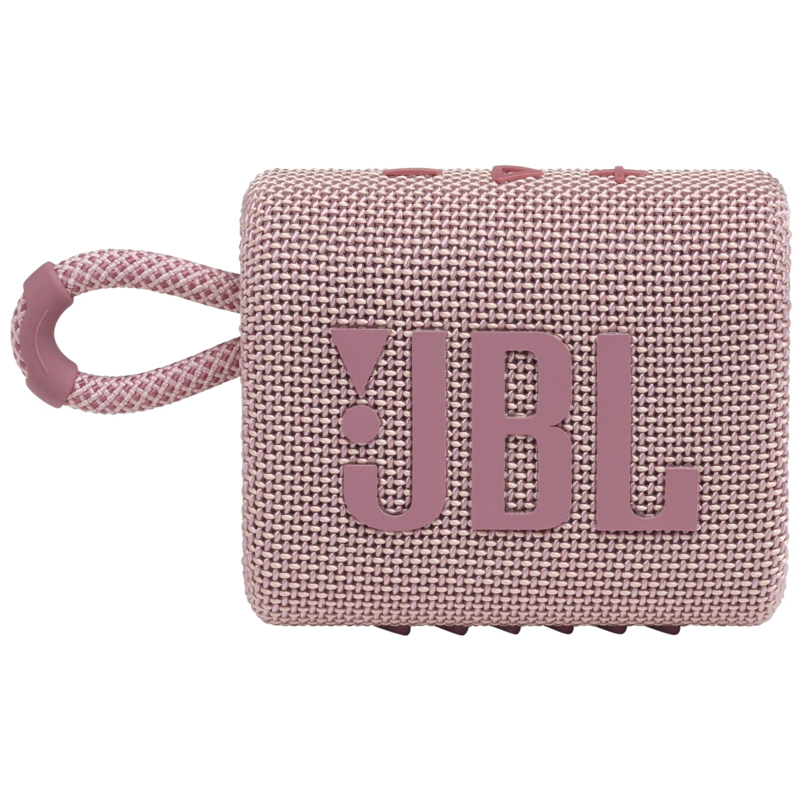 JBL Go 3 - Portable Mini Bluetooth Speaker, big audio and punchy bass, IP67 waterproof and dustproof, 5 hours of playtime, speaker for home, outdoor and travel (White)