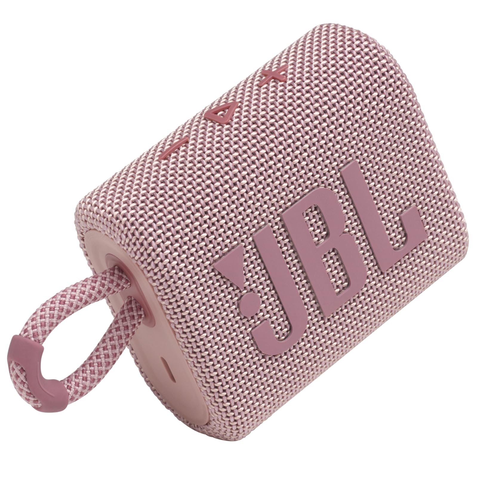 JBL Go 3 - Portable Mini Bluetooth Speaker, big audio and punchy bass, IP67 waterproof and dustproof, 5 hours of playtime, speaker for home, outdoor and travel (White)