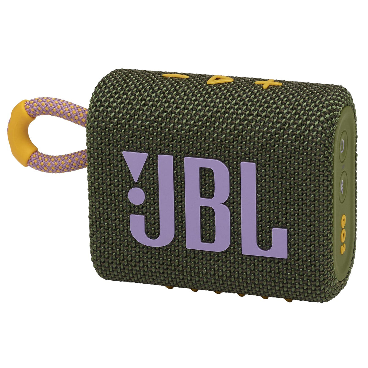JBL Go 3 - Portable Mini Bluetooth Speaker, big audio and punchy bass, IP67 waterproof and dustproof, 5 hours of playtime, speaker for home, outdoor and travel (White)