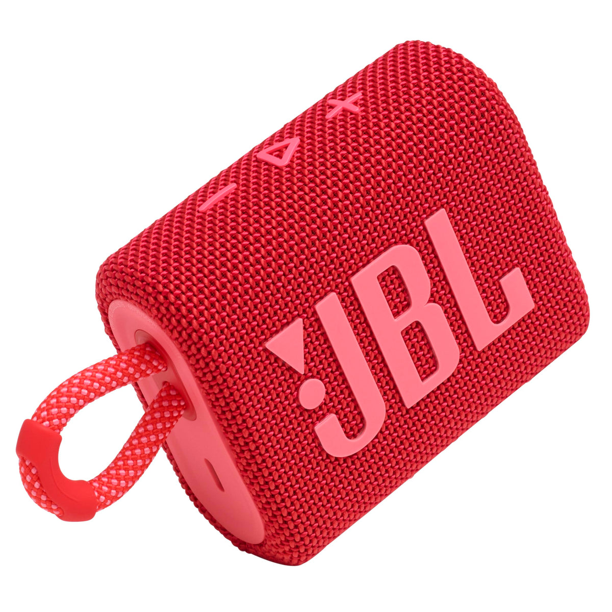JBL Go 3 - Portable Mini Bluetooth Speaker, big audio and punchy bass, IP67 waterproof and dustproof, 5 hours of playtime, speaker for home, outdoor and travel (White)