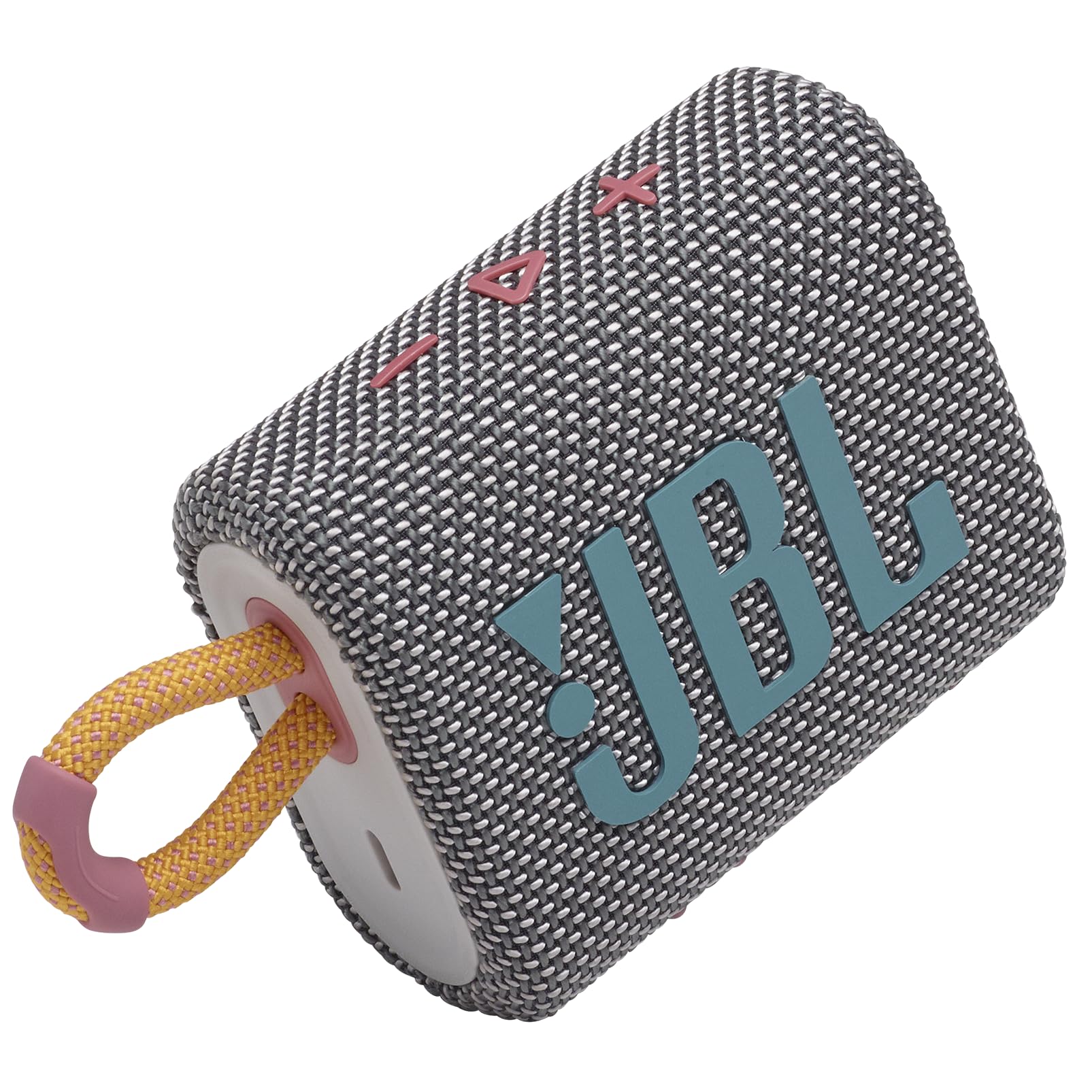 JBL Go 3 - Portable Mini Bluetooth Speaker, big audio and punchy bass, IP67 waterproof and dustproof, 5 hours of playtime, speaker for home, outdoor and travel (White)