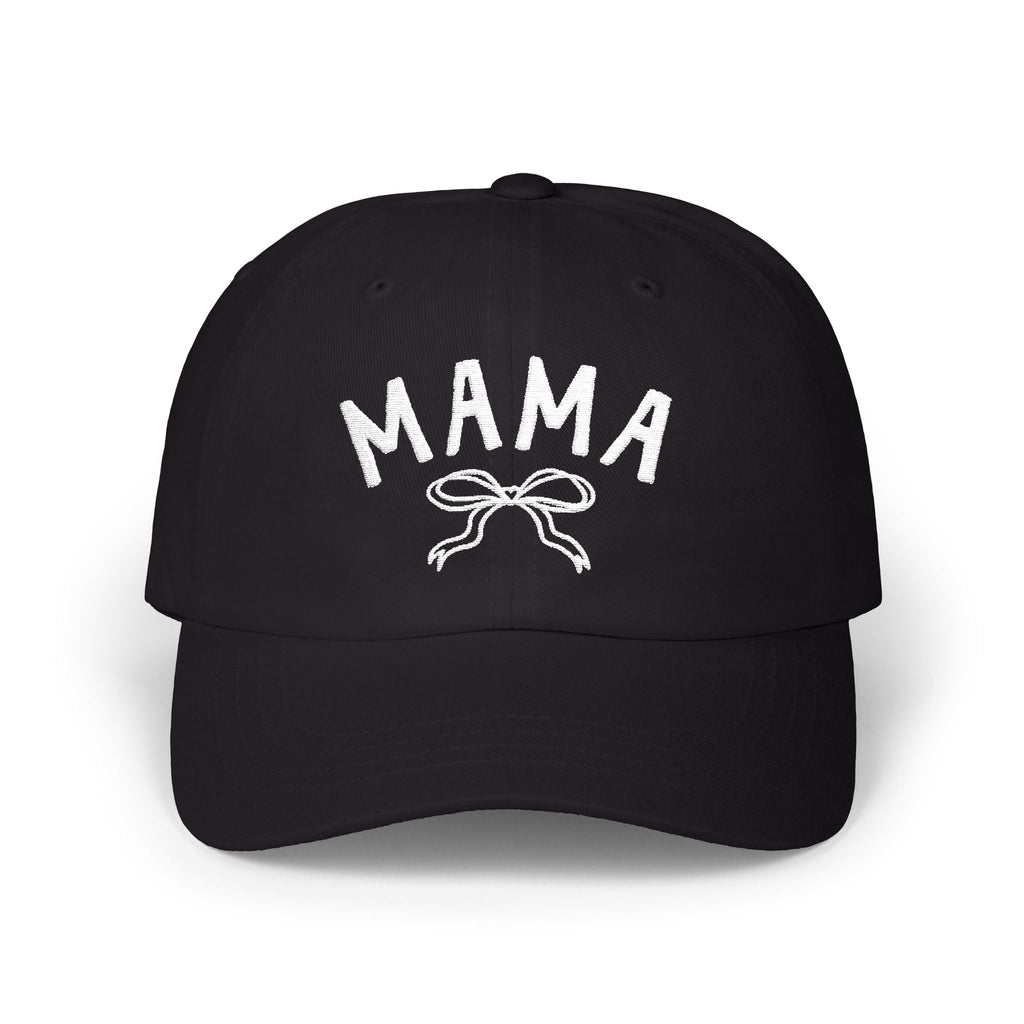 Cute Mama Embroidered Hat with Bow