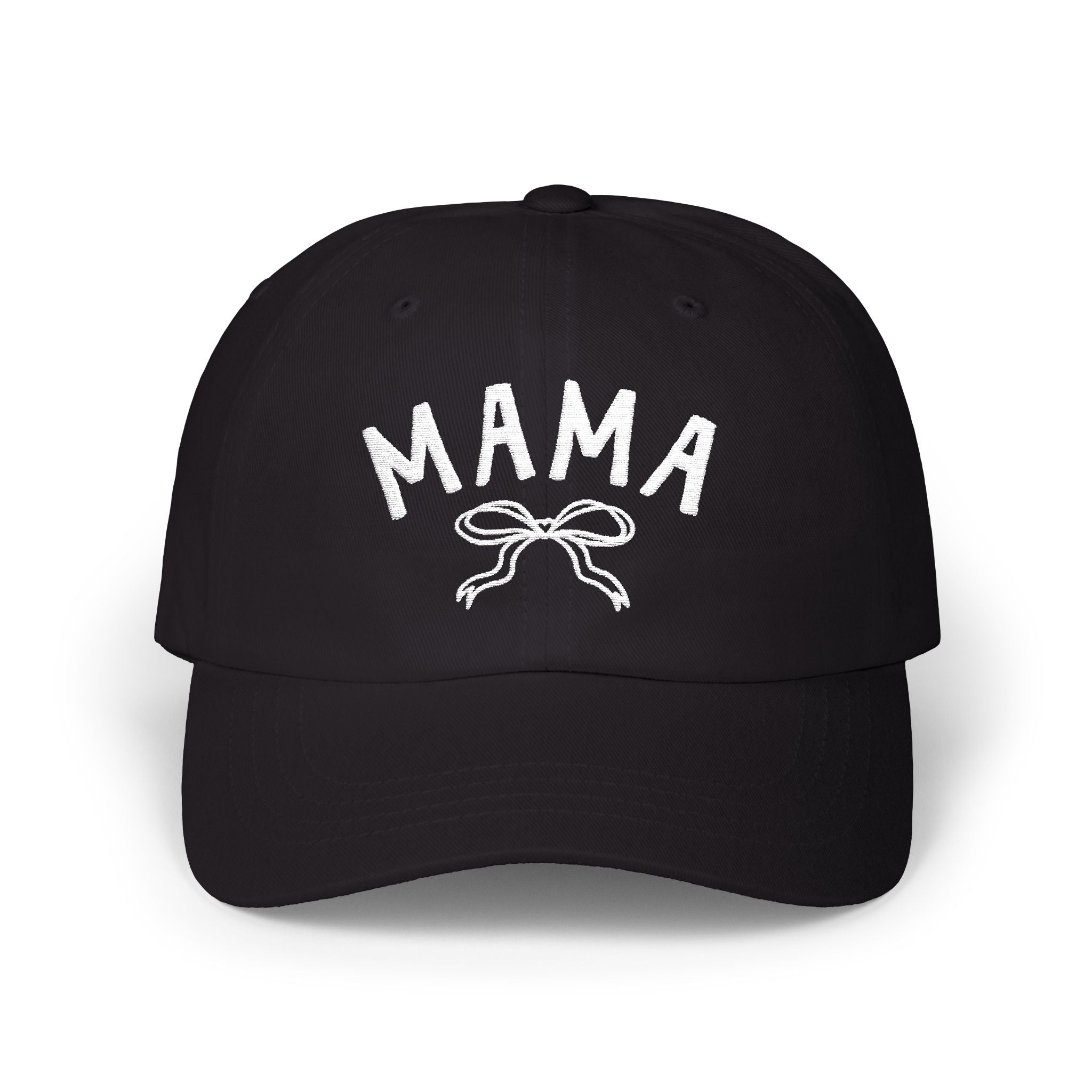 Cute Mama Embroidered Hat with Bow