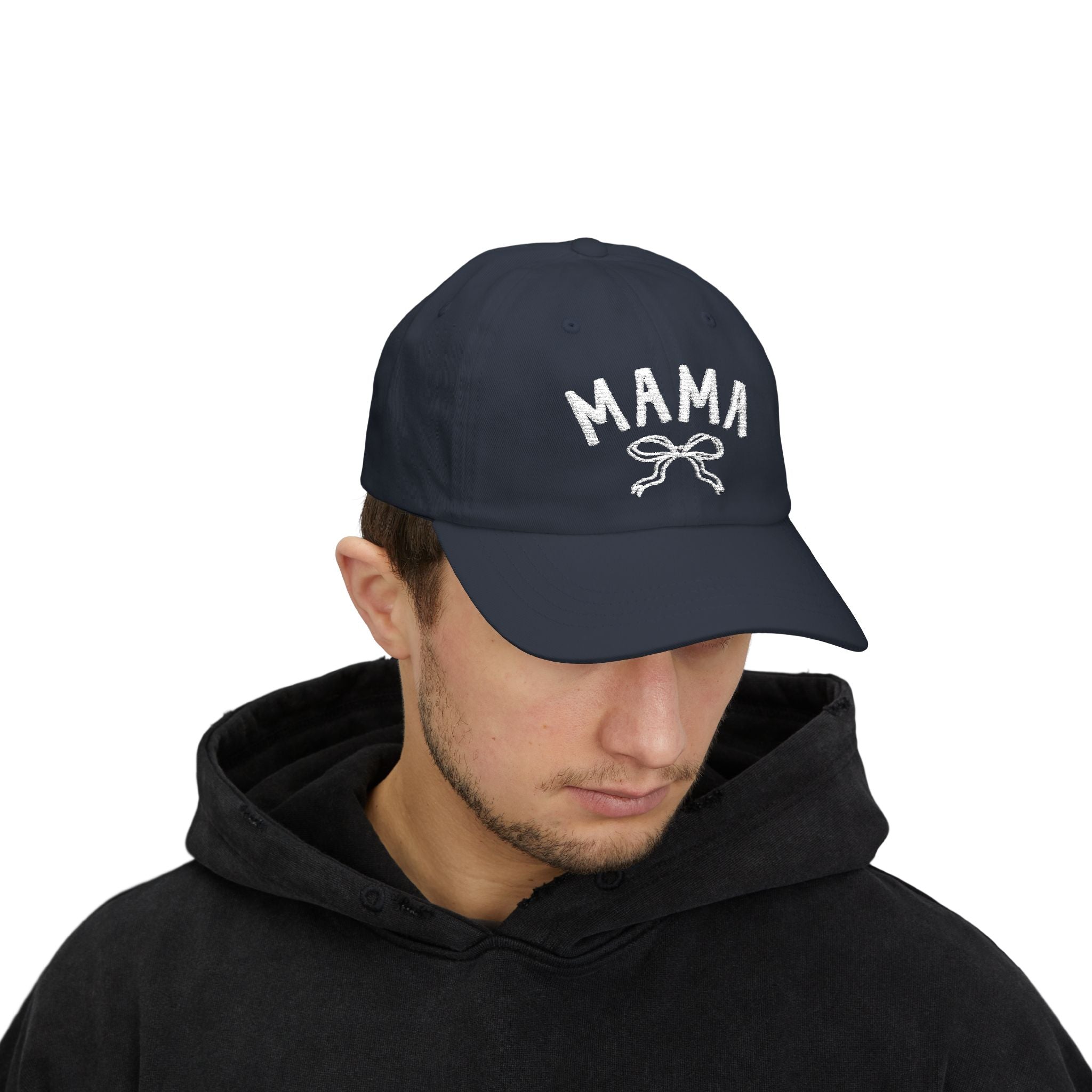 Cute Mama Embroidered Hat with Bow